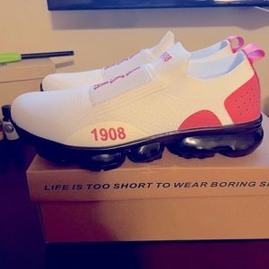 Alpha Kappa Alpha tennis shoes!